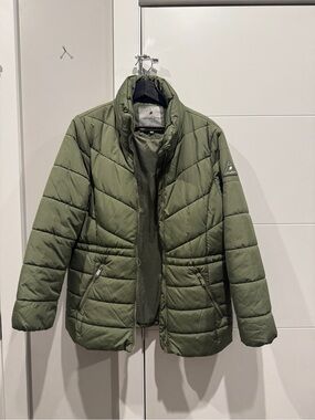 Army Green Puffer Jacket from UK